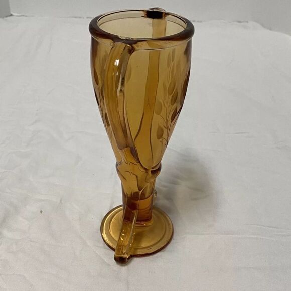 Amber Floral Trophy Vase - Picture 2 of 7